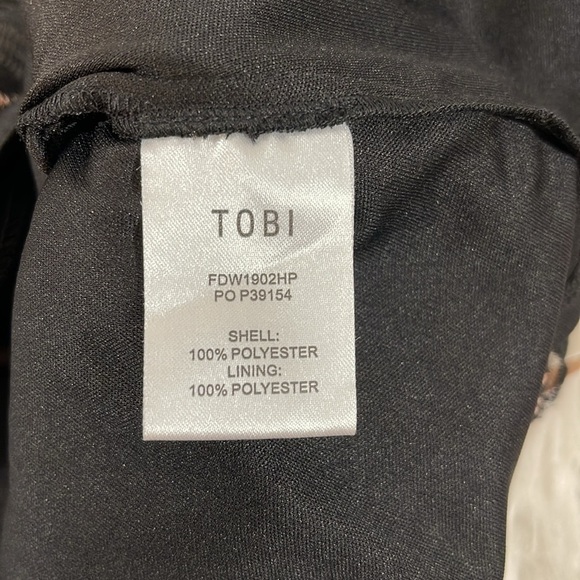 TOBI Sweetheart Neckline Floral Embroidered Mini Dress Size Small NEW - Picture 9 of 11